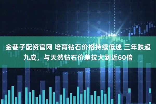 金巷子配资官网 培育钻石价格持续低迷 三年跌超九成，与天然钻石价差拉大到近60倍
